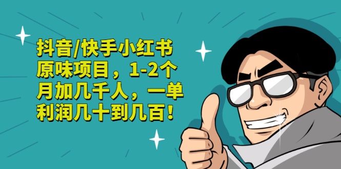 【副业项目3387期】抖音/快手小红书原味项目，月收入6000（互联网蓝海暴利项目）-中创 网赚