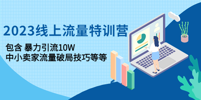 【副业项目4809期】2023线上流量特训营：包含暴力引流10W+中小卖家流量破局技巧等等-中创 网赚