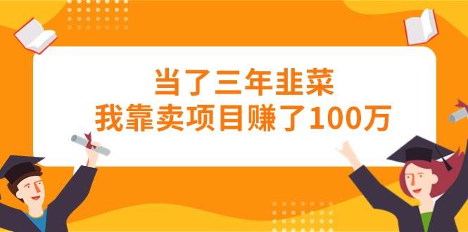 当了三年韭菜我靠卖项目赚了100万-中创 网赚