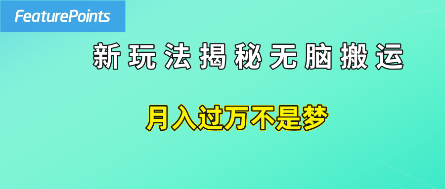 简单操作，每天50美元收入，搬运就是赚钱的秘诀！-中创 网赚